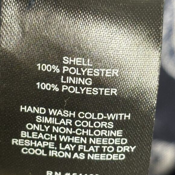 Jessica Howard Size 24W Midi Fit And Flare Dress Navy Floral Feminine Romantic - Picture 6 of 6